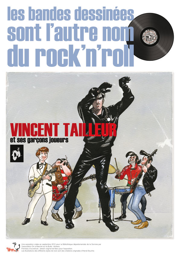 Exposition Les bandes dessinées sont l'autre nom du rock'n'roll